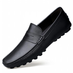 Itaalia Ehtne Nahk valged Mokassiinid Meeste Luksus Disainer Kingad Mood Ehtne Nahk Slip-On Mugavus S&otilde;idukingad Mokassiinid 36 must