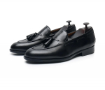 Lisaks 37-45 Disainibr&auml;nd Meeste Ehtne nahk Kingad Mokassiinid Meeste Tutiga Loaferid Vintage Slip-on Vabaaja Meeste Sotsiaalne Ametlik King 37 must