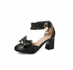 2024 T&uuml;drukute K&otilde;rged Kontsad Printsess Laste Kleit Esinemiseks Tantsuks Nahast &Otilde;pilasjalatsid 39