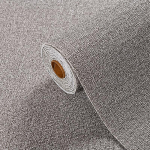 Diatom Mud 3D isekleepuv veekindel tapeet vahtrull &ndash; 2,8 m &uuml;hev&auml;rviline linen pattern, 50cm x 2.8m, 1 roll beež