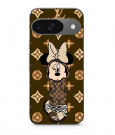 Coque - MANIACASE - Google Pixel 9 - Minnie DISNEY - Souple - Marron
