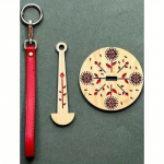 Puidust randmel&otilde;ngahoidjad Kaasaskantav l&otilde;ngajaoturi hoidik Kudumis- ja heegeldamistarbed sokkide l&otilde;nga jaoks Tekid Kardiganid sinine