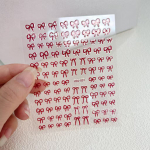 Butterfly nail art Stickers face Tattoo hand account facial masquerade Performance children Diy decoration stickers