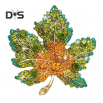 Naiste Pross Rhinestone Vahtralehe Kuju Kraen&otilde;el Oksidatsioonivastane Roostevastane Peo &Otilde;hturiietus R&otilde;ivaklamber Kott Sall Kampsun Pross kollane