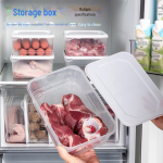 2L K&uuml;lmkapi hoiukarp kaanega liha jaoks ja l&otilde;hnade v&auml;ltimiseks 2000ml fresh-keeping box