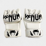 Pools&otilde;rmega poksikindad meestele naistele Paksenenud PU-nahast v&otilde;itluskunstide v&otilde;itlus l&ouml;&ouml;gikindad Sanda treeningkindad UFC valge