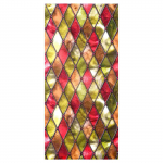 Majapidamise Akna Privaatsuskile Kardinad V&auml;rvilised Kleebised V&auml;lisuks P&auml;eval ja &Ouml;&ouml;sel Klaasi Katmine 120.00X58.00X0.20CM