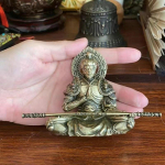Black Myth Wukong Ornament Lihtne Kodune Loominguline V&otilde;itlus Buddha Messing Kolmem&otilde;&otilde;tmeline Kaunistus Auto Armatuurlaua Kaunistus pronksi