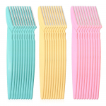 V&auml;ike professionaalne trimmer, ohutu tera vormimisnuga kulmuterad N&auml;o karvade eemaldamine kaabitsa pardel meik ilut&ouml;&ouml;riistad 10 PCS