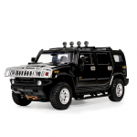 1/24 HUMMER H2 Sulamist Autopilt Die-cast & M&auml;nguasi Metallist Maastikuautod Autopilt Simulatsioonheli ja valgusega Kogumine Lastekingitused must