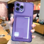 Kaardihoidja telefoni&uuml;mbris iPhone 11 13 Pro Max iPhone 14 15 Pro Max 12 13 Pro Max 13 Pro 14 Pro Samsung jaoks iPhone 11 Pro valge