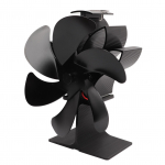 6 teraga pliidi &ouml;koventilaator must k&otilde;rge temperatuurikindel ises&auml;ivitav energias&auml;&auml;stlik soojustoitega ventilaator