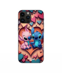 Coque de t&eacute;l&eacute;phone - Maniacase - Iphone 11 Pro - Souple - Silicone - Stitch Angel coeur color&eacute;