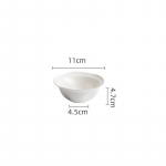 Loominguline lillekujuline keraamiline kauss Restorani supikauss Salati kauss Pastakausid Magustoidukausid Lumivalge Eriotstarbeline Lauan&otilde;u