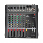 Audiomikseri 6 kanaliga voogesituse mikseripuldi heliplaat DJ Studio AC100 ~ 240 V Bluetoothiga