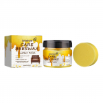 Nahahooldusvaha koos k&auml;snaga, M&ouml;&ouml;bli restaureerimise mesilasvaha poleerimisvahend diivani hooldamiseks ja kaitseks 80g 80g + sponge