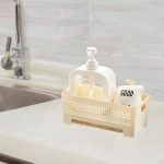 Kitchen Sink Organizer Countertop Organiser Easy to Carry Multi-use Space Saving Rack Sponge