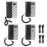 Traadita intercom 1 peakomplekt 3 laiendust kodune sides&uuml;steem hotelli osakonnale 100?240V &Uuml;hendkuningriigi pistik