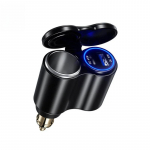 Uuendatud USB C pistikupesa adapter Superkiirlaadimine Mootorratas Hella DIN pistikupesa Toide BMW F900XR F800GS jaoks must