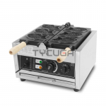Elektriline 3 tk Kala kujuline vahvlimasin Taiyaki Jaapani masin Acer Barquillos Kala Roostevabast terasest vahvlimasin Kaubanduslik EU Plug&220V