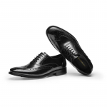 Kvaliteetsed &auml;ri naturaalsest nahast kingad meestele Hingavad Formaalne kleitkingad Mehelik Kontori Oxford Pulma Brogues Jalatsid 38 must
