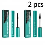 ouhoe Thrive Liquid Mascara, waterproof, smudge-proof, natural, non-clumping, volumizing, lengthening, long-lasting (Thick Black)