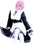 [piimjas aeg] Re:ZERO -Alustades elu teises maailmas- Re:ZERO Cosplay Neiu Riietus Halloween Rem Lamb Pikkade Varrukatega (Lamb, Pikkade varrukatega teenijakost&uuml;&uuml;m, M) black