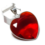 Natural Garnet Gemstone Handmade 925 Sterling Silver Jewelry Pendant 1.62 a1m06