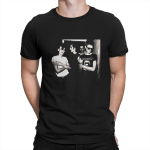 Mehed Briti postpunk-rockb&auml;ndi T-s&auml;rk Bauhaus Pure Cotton Riided Unikaalsed l&uuml;hikeste varrukatega kaelusega T-s&auml;rgid Uued T-s&auml;rgid 4XL