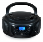Bigben CD62NUSBBT - kaasaskantav CD/MP3-m&auml;ngija, USB koos FM-raadio ja Bluetoothiga, must, BigBen