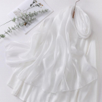 Sall Naiste Organite Sall S&auml;delev Sall Pikk K&otilde;rgekvaliteediline Tunne Kagu-Aasia Malaisia Naiste Must Pintsel Peasall