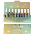 Just Herbs Energizing Pure Fragrances Pocket Perfume Fresh & Woody Floral Set of 8 Unisex EDP