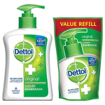 Dettol vedel k&auml;tepesuvahend (Originaal) - 200 ml koos Free Liquid Handwash - 175 ml (A