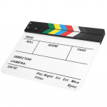 30x25CM Filmiklapp Akr&uuml;&uuml;lklapp Fotograafia rekvisiidid Režiss&ouml;&ouml;ri tahvel T&ouml;&ouml;riist(V&auml;rviline triibuline