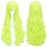 Professionaalne 30 v&auml;rvi laineline pikk parukas juuksepikendus k&otilde;rge temperatuurikiud s&uuml;nteetiline juus roosa must naiste peoparukas Cosplay parukad 32inches