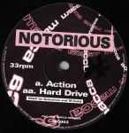 12-tolline plaat NOTORIOUS - Action / Hard Drive MC003 Macca 1997 UK Tants & Elektroonika Kasutatud