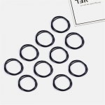 10 TK Naised T&uuml;drukud Lihtsad Elastsed Juuksepaelad Lipsud Scrunchie Hobusesabahoidja Kummipaelad Moodsad peapaelad Juuste aksessuaarid Size fits all