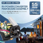 WFCO WF-8955-MBA Konverter Toitekonverteri Koost 55A 105-130VAC 950W jaoks