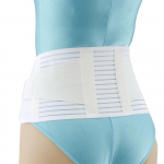 Nakayama Style Lumbar Medical Corset Mesh Slim Type L Size Standard 16cm Width Unisex Made in Japan Arched Back Fixation Auxiliary Belt Compression valge
