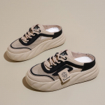 V&auml;ikesed valged kingad Naiste suvised uued Ins paksutallalised vabaaja naiste kingad v&otilde;rk hingavad poolpl&auml;tud trend 38 valge