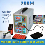 220V SUNKKO 788H-USB punktkeevitusseade LED topeltpulssiga test 18650 aku punktkeevitus nuppaku keevitus nikkelpunktkeevitusseade