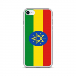 Coque iPhone &ndash; mitmev&auml;rviline &ndash; Drapeau &Eacute;thiopie &ndash; Souple &ndash; TPU &ndash; &Uuml;hilduv iPhone SE 2020