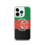 Coque iPhone &ndash; Afganistan &ndash; Drapeau &ndash; Souple &ndash; Mitmev&auml;rviline &ndash; &Uuml;hilduv iPhone 14 Pro