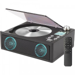 Kaasaskantav CD-m&auml;ngija, Lauaarvuti CD-m&auml;ngijad koduks laetava akuga, Kahe k&otilde;lariga, Toetab Opt/USB/TF-kaarti/AUX/FM-i, puldiga, LCD must