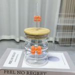 Vibu Klaas Armas Veetass Joonisfilm Vibu Klaastass Triibuline Armas Kritseldus Kohvikruus Majapidamis Puuviljatee Limonaad T&uuml;drukute Kingitus