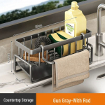 Valamu segisti hoiurii koos &auml;ravooluga lappide, v&uuml;rtside ja k&ouml;&ouml;gin&otilde;ude jaoks with rod