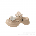 Luksuslikud naiste p&auml;rl-liblikaga moekad paksu tallaga rannapl&auml;tud 2024 uus v&auml;lisjalats paksu tallaga suvised ranna k&otilde;rgekvaliteedilised lahedad pl&auml;tud 39-40 must