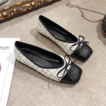 Suurused 44 Ballerina kingad &Uuml;mar nina Kingad Naistele Tweed Mugavad Slip-on Lamedad Kingad Daamide Raseduskingad Zapatos 32 valge
