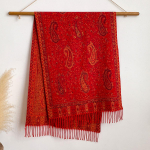 Retro Etniline Stiil Populaarne K&otilde;rgeklassiline Atmosf&auml;&auml;r Jacquard Kreeka p&auml;hkli Salli Sall Mitmek&uuml;lgne 200x65cm punane