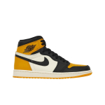 Air Jordan 1 Retro High OG Yellow Toe Unisex tossud Taxi Black Sail 555088-711 44 black